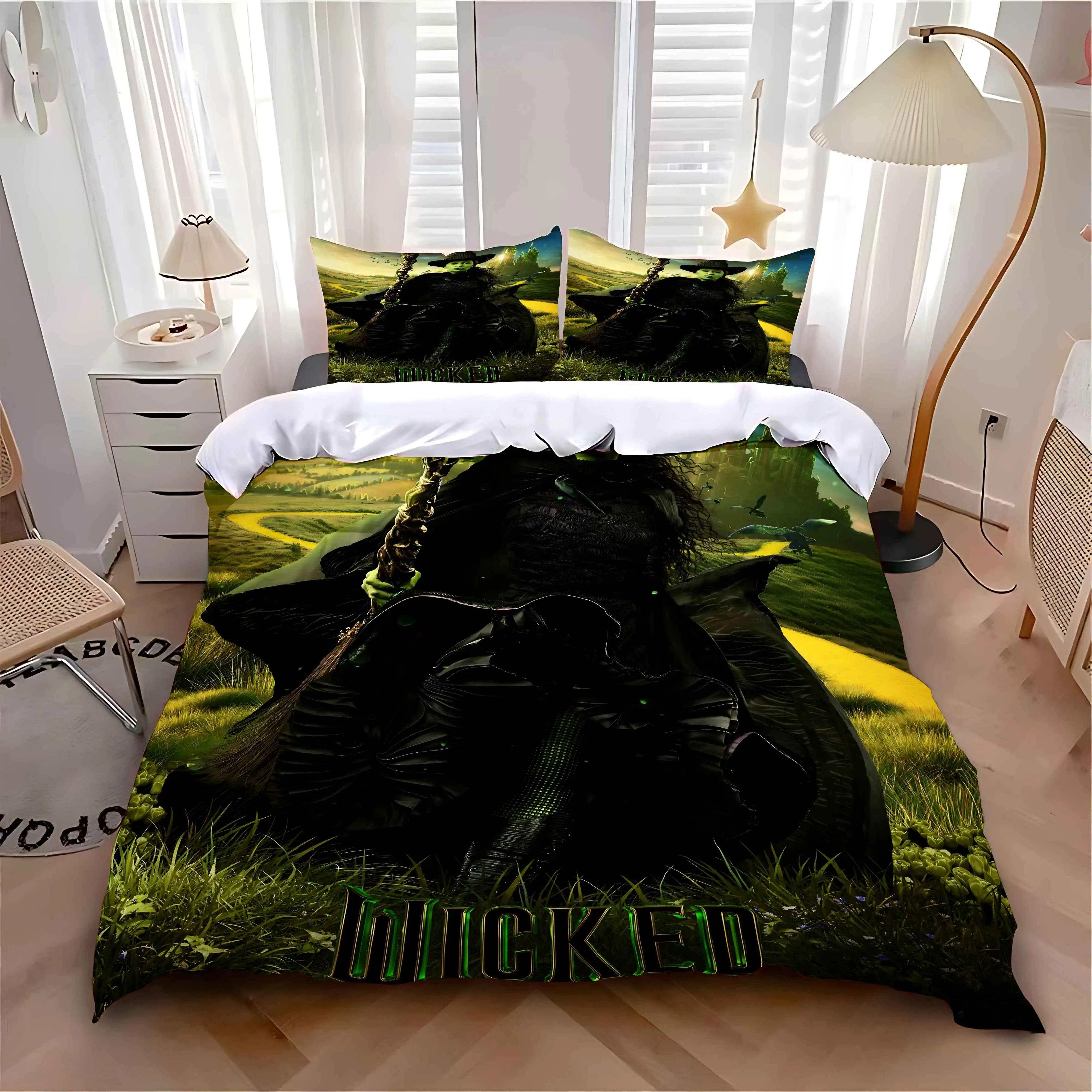 Soft Duvet Cover Pilowcase Beding Set Adult People Boy Girl Bedrom Decoration Children Gift Single Double Large Sized Dimensions W-Wickeds M-Musicals 100*200cm Single
Soft Duvet Cover Pilowcase Beding Set Adult People Boy Girl Bedrom Decoration Children Gift Single Double Large Sized Dimensions W-Wickeds M-Musicals 100*200cm Single