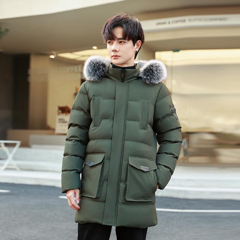 Men s Winter Hooded Mid-Length Cotton Jacket - Warm, Windproof, and Thickened Outerwear 3XL армія зелений колір
Men s Winter Hooded Mid-Length Cotton Jacket - Warm, Windproof, and Thickened Outerwear 3XL армія зелений колір