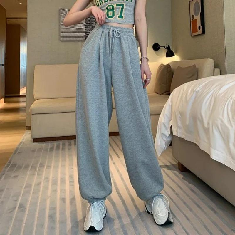 Black Sports Pants Female Students Summer Loose High Waist Slim Casual Harlan Bloomers Trend 2XL сірий
Black Sports Pants Female Students Summer Loose High Waist Slim Casual Harlan Bloomers Trend 2XL сірий