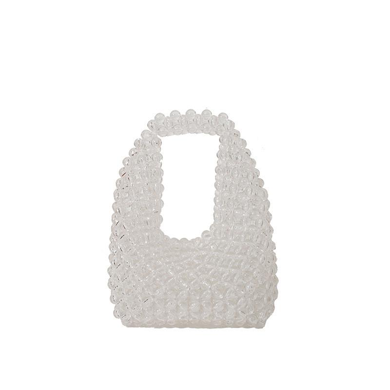 Woven Pu Beading Small Clutch Bag Pearl Embellishments Internal Parties Pocket
Woven Pu Beading Small Clutch Bag Pearl Embellishments Internal Parties Pocket