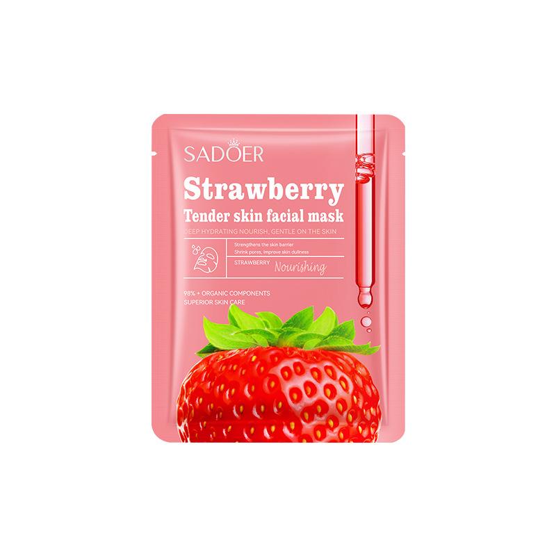 Увлажняющая маска для лица с экстрактом плодов камелии Strawberry-10PCS
Увлажняющая маска для лица с экстрактом плодов камелии Strawberry-10PCS