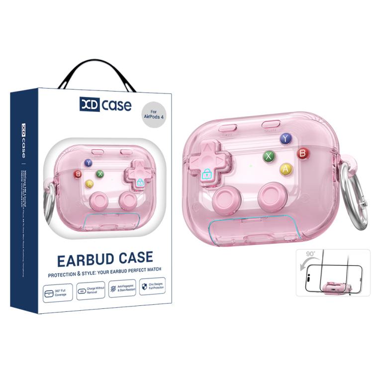 For AirPods 4 XDcase Transparent Retro Game Console Design Earbuds Case with Holder & Stress Relief Button For AirPods 4 рожевий
For AirPods 4 XDcase Transparent Retro Game Console Design Earbuds Case with Holder & Stress Relief Button For AirPods 4 рожевий