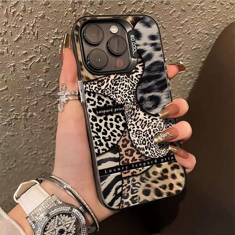 Leopard Print Patchwork Case for iPhone 14 Pro, 15 Pro Max, 16 Pro, 17 High-End. 14
Leopard Print Patchwork Case for iPhone 14 Pro, 15 Pro Max, 16 Pro, 17 High-End. 14