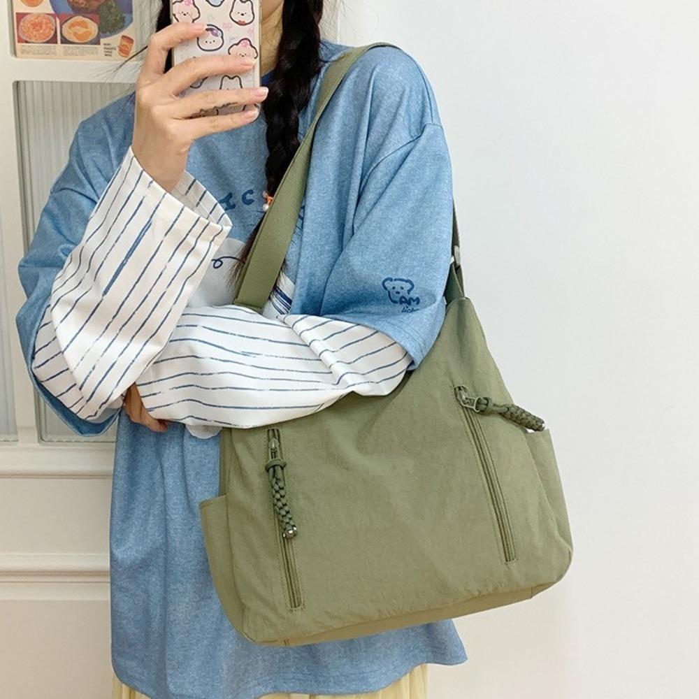 Solid Color Oxford Cloth Crossbody Bag Multi-Pocket Woman Crescent Bag Single Shoulder Bag Travel коричневий
Solid Color Oxford Cloth Crossbody Bag Multi-Pocket Woman Crescent Bag Single Shoulder Bag Travel коричневий