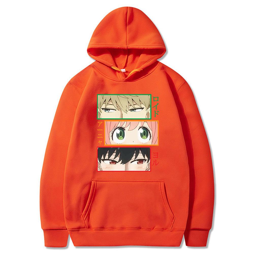 Толстовка с капюшоном для семьи из японского аниме Spy X Manga Loid Forger Anya Forger Yor Forger Eyes, толстовки с принтом, мужская мода, пуловер в стиле хип-хоп, унисекс 4XL
Толстовка с капюшоном для семьи из японского аниме Spy X Manga Loid Forger Anya Forger Yor Forger Eyes, толстовки с принтом, мужская мода, пуловер в стиле хип-хоп, унисекс 4XL