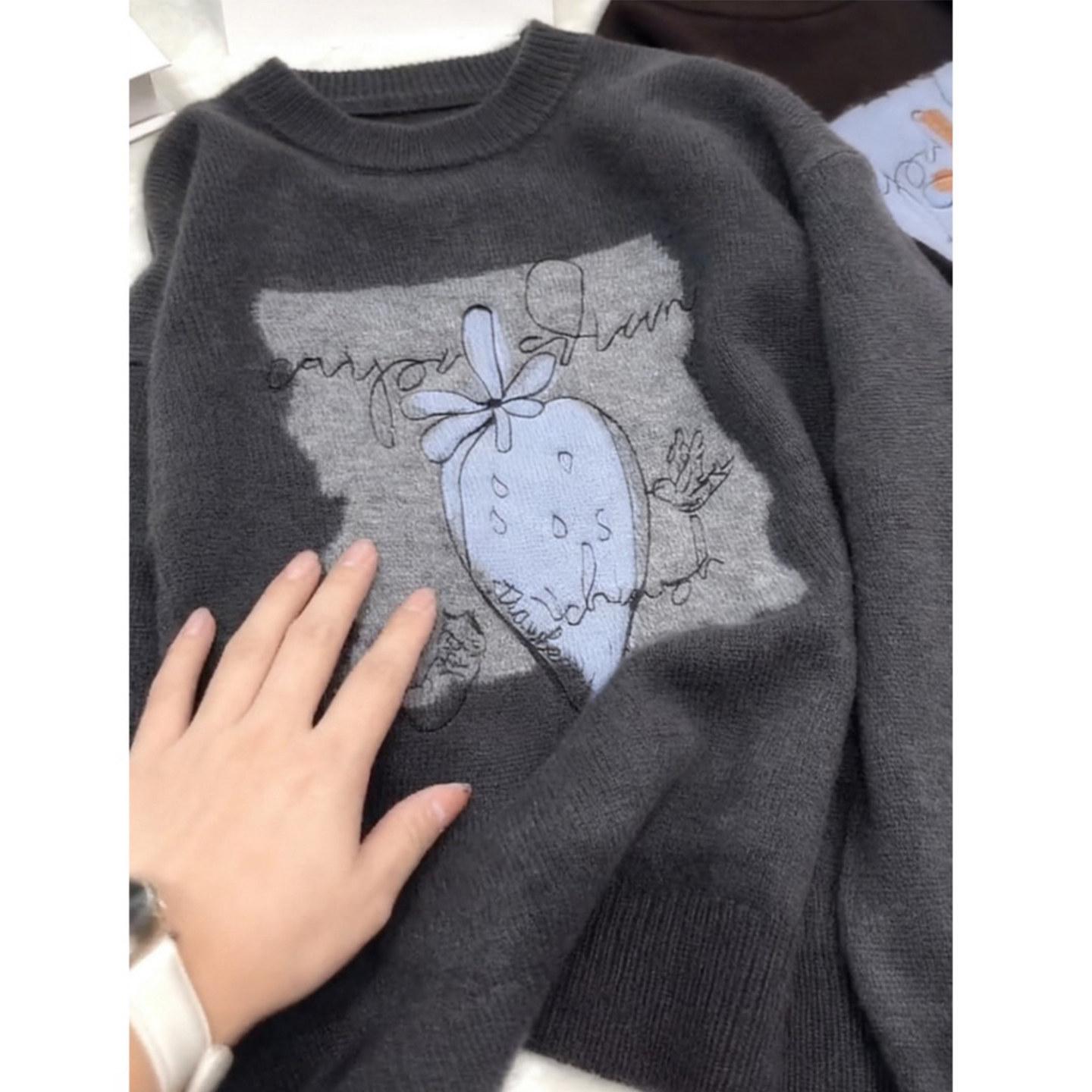 Women s Vintage Slimming Round Neck Knit Sweater L (105-115 jin)
Women s Vintage Slimming Round Neck Knit Sweater L (105-115 jin)