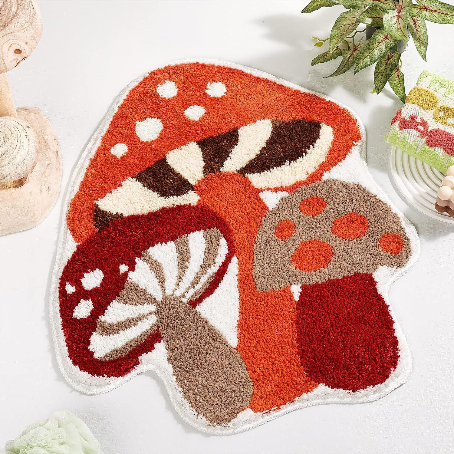 1pc Nordic Style Mushroom-Shaped Mat - Cute Cartoon Design Non-Slip Mat for Living Room & Bedroom, Soft Durable Floor Mat
1pc Nordic Style Mushroom-Shaped Mat - Cute Cartoon Design Non-Slip Mat for Living Room & Bedroom, Soft Durable Floor Mat