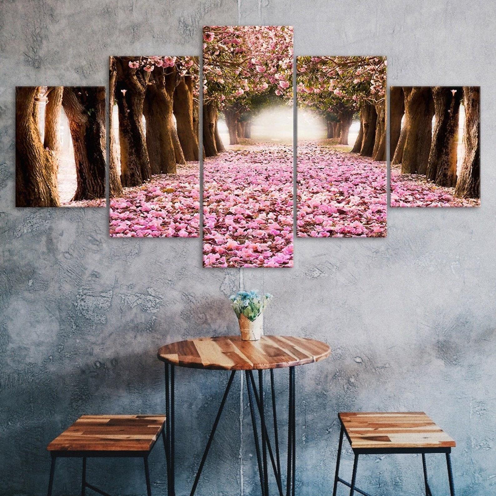 Cherry Blossom Tree Path 5 Piece Five Panel Wall Canvas Print Modern Art Poster Picture Home Decor Gift For Him For Her 20X35 20X45 20X55CM
Cherry Blossom Tree Path 5 Piece Five Panel Wall Canvas Print Modern Art Poster Picture Home Decor Gift For Him For Her 20X35 20X45 20X55CM