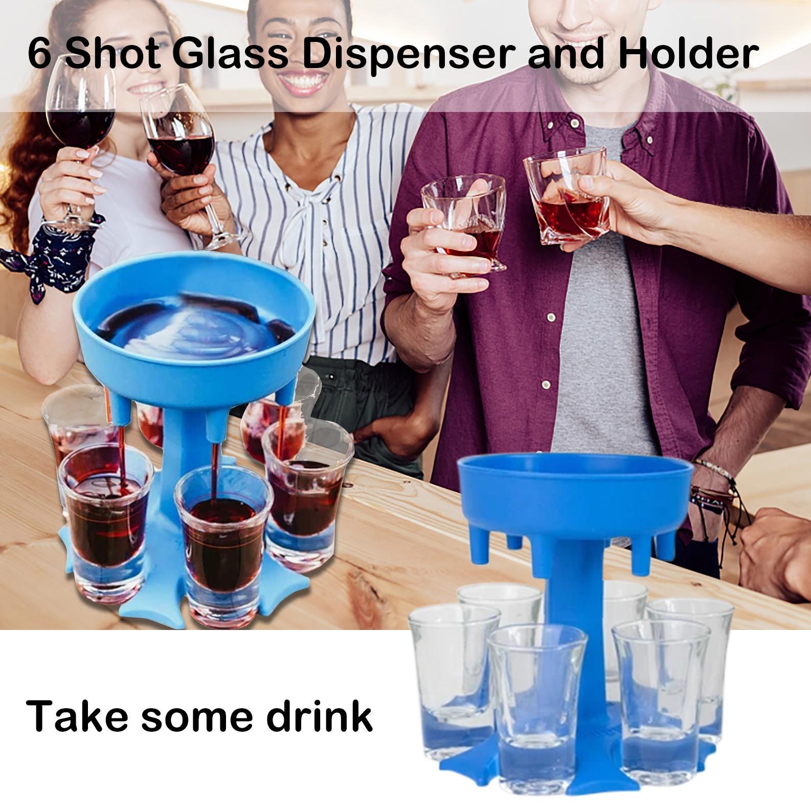 6 Shot Glass Dispenser and Holder -Dispenser For Filling Liquids, Shots Dispense синій
6 Shot Glass Dispenser and Holder -Dispenser For Filling Liquids, Shots Dispense синій