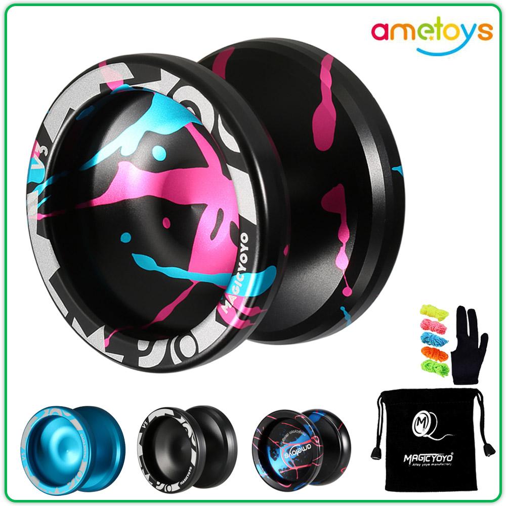 Magic Yoyo V3 Responsive High-speed Aluminum Alloy Yo-yo CNC Lathe with Spinning String for Boys Girls Children Kids Black
Magic Yoyo V3 Responsive High-speed Aluminum Alloy Yo-yo CNC Lathe with Spinning String for Boys Girls Children Kids Black