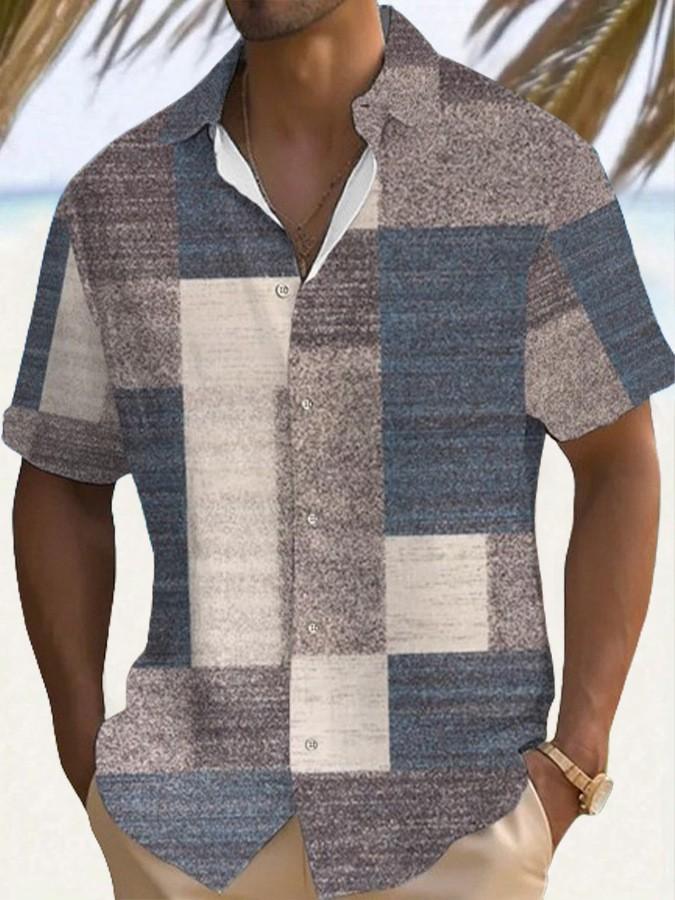Vintage Men s Shirt Fashion Plaid Printed Hawaiian Seaside Vacation Wear Summer Casual Short Sleeve Cardigan 5XL
Vintage Men s Shirt Fashion Plaid Printed Hawaiian Seaside Vacation Wear Summer Casual Short Sleeve Cardigan 5XL