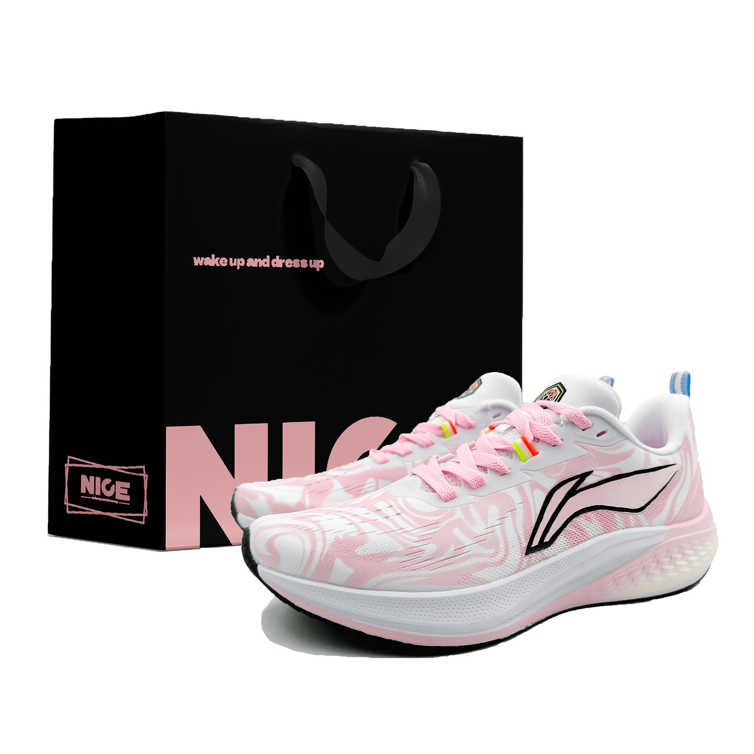 Li Ning Red Hare 7 Cushioning Slip Resistant Abrasion Resistant Low top Running Shoes Men s Pink White ARPU003-2(Team173-SBOX) 39
Li Ning Red Hare 7 Cushioning Slip Resistant Abrasion Resistant Low top Running Shoes Men s Pink White ARPU003-2(Team173-SBOX) 39