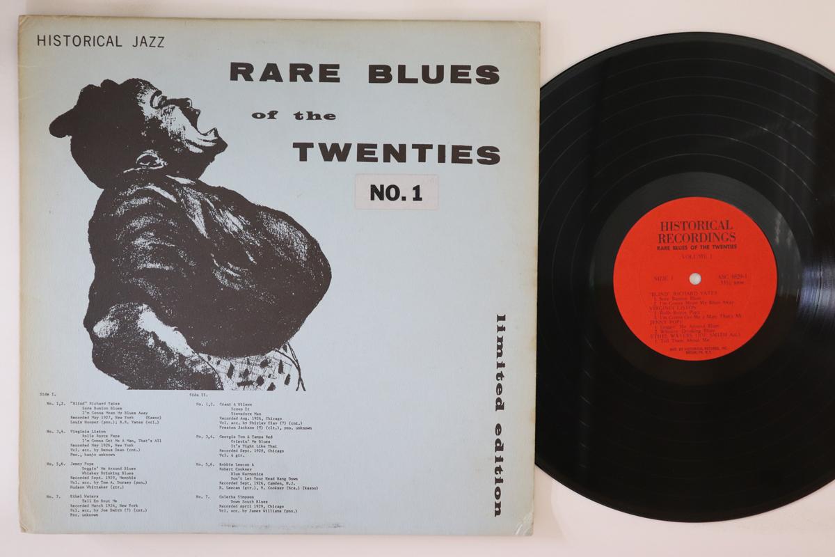 LP Record VARIOUS Rare Blues Of The Twenties No. 1 ASC58291 HISTORICAL 1965 US Blues Used
LP Record VARIOUS Rare Blues Of The Twenties No. 1 ASC58291 HISTORICAL 1965 US Blues Used