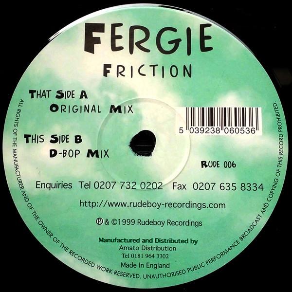 12inch Record FERGIE - Friction RUDE006 Rudeboy Recordi 1999 UK Dance & Electronica Used
12inch Record FERGIE - Friction RUDE006 Rudeboy Recordi 1999 UK Dance & Electronica Used