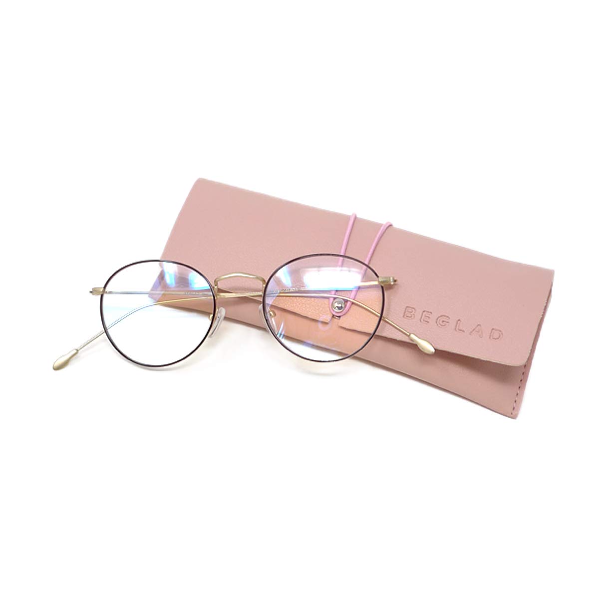 BEGLAD BT2017RD Stylish Reading Glasses with Case, Boston Style, Metal Classic Design, Blue Light Blocking Lenses (+1.5 Power)
BEGLAD BT2017RD Stylish Reading Glasses with Case, Boston Style, Metal Classic Design, Blue Light Blocking Lenses (+1.5 Power)