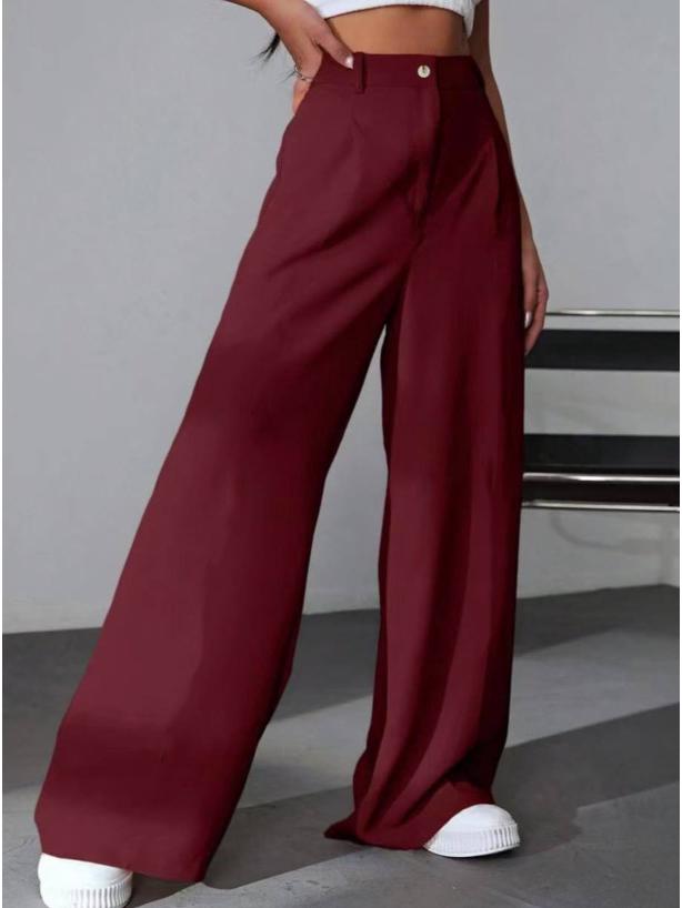 2025 New Women s Solid Color Fashion Trousers: Straight-Leg Suit & Casual Pants L вина червоного кольору
2025 New Women s Solid Color Fashion Trousers: Straight-Leg Suit & Casual Pants L вина червоного кольору