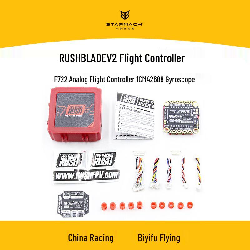 STARMACH RUSHFPV F722 BLADE V2 FPV Flight Controller (CN version)
STARMACH RUSHFPV F722 BLADE V2 FPV Flight Controller (CN version)