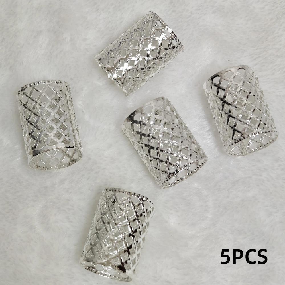 5pcs Hair Braiding Hollow Out Hair Ring Dread Locks Hair Braid Tubes Dreadlocks Beads Women 5Pcs срібний
5pcs Hair Braiding Hollow Out Hair Ring Dread Locks Hair Braid Tubes Dreadlocks Beads Women 5Pcs срібний