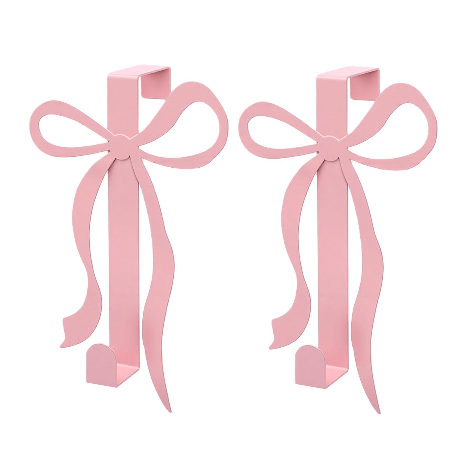 2 PCS Pink Bow Over The Door Hook Metal Door Towel Hanger Hook for Cabinets Living Room Bathroom Bedroom Kitchen
2 PCS Pink Bow Over The Door Hook Metal Door Towel Hanger Hook for Cabinets Living Room Bathroom Bedroom Kitchen