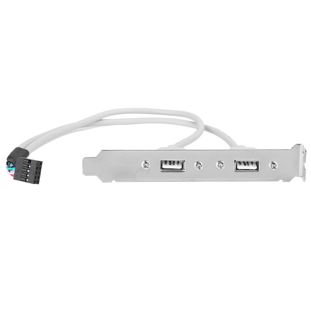 2‑Port Rear Panel Cable USB2.0 Computer Chassis Extension Networking Adapter C0508
2‑Port Rear Panel Cable USB2.0 Computer Chassis Extension Networking Adapter C0508
