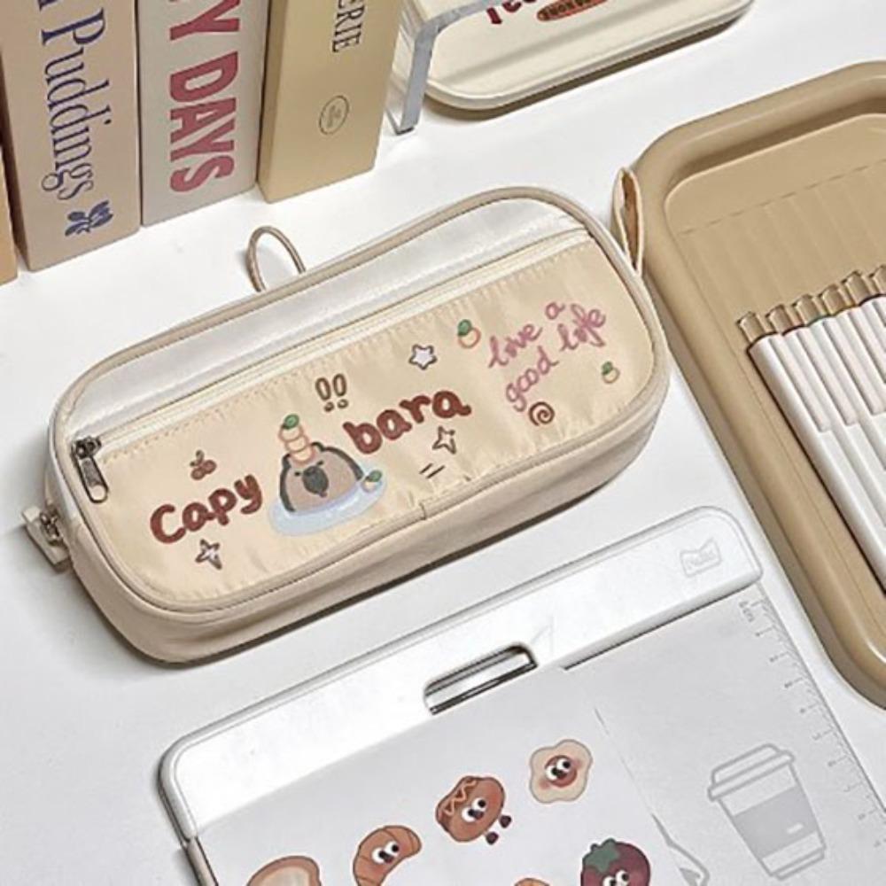 Сумка для хранения большой емкости, холст, большая вместительная коробка для студенческих канцелярских принадлежностей, практичный пенал
Сумка для хранения большой емкости, холст, большая вместительная коробка для студенческих канцелярских принадлежностей, практичный пенал