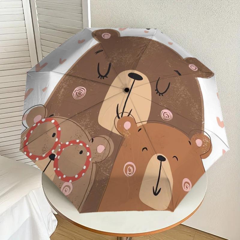 1pc Bear Family Love Heart Illustration Umbrella with Plastic Handle,Suitable for All Seasons Home Travel Outdoor UmbrellaDD098
1pc Bear Family Love Heart Illustration Umbrella with Plastic Handle,Suitable for All Seasons Home Travel Outdoor UmbrellaDD098