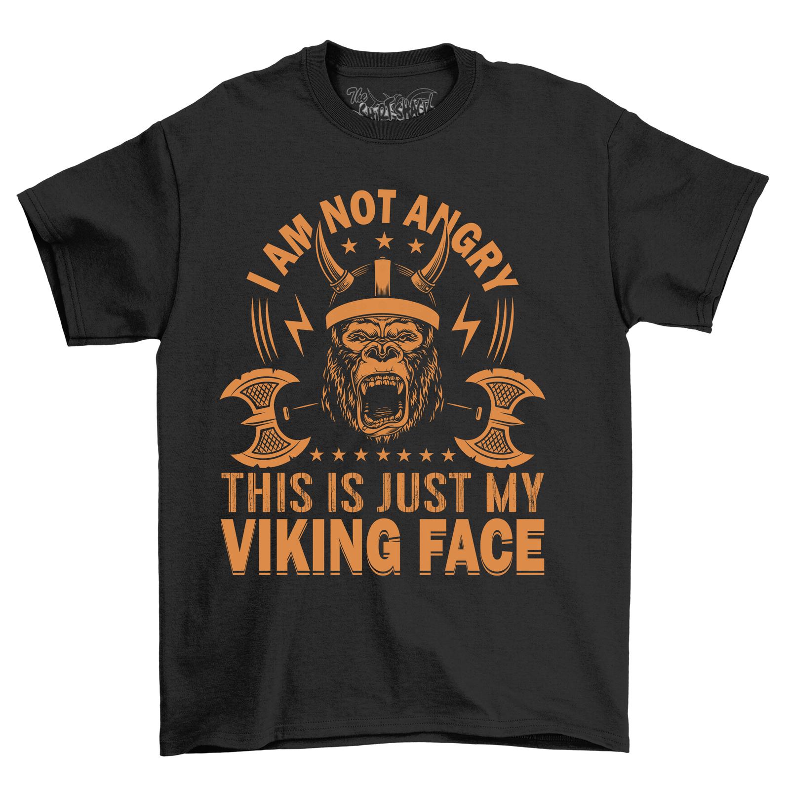 Viking Face Mode ON! Funny I Am Not Angry Viking Face T-Shirt Mens Womens Tees Top. Unleash your in L
Viking Face Mode ON! Funny I Am Not Angry Viking Face T-Shirt Mens Womens Tees Top. Unleash your in L