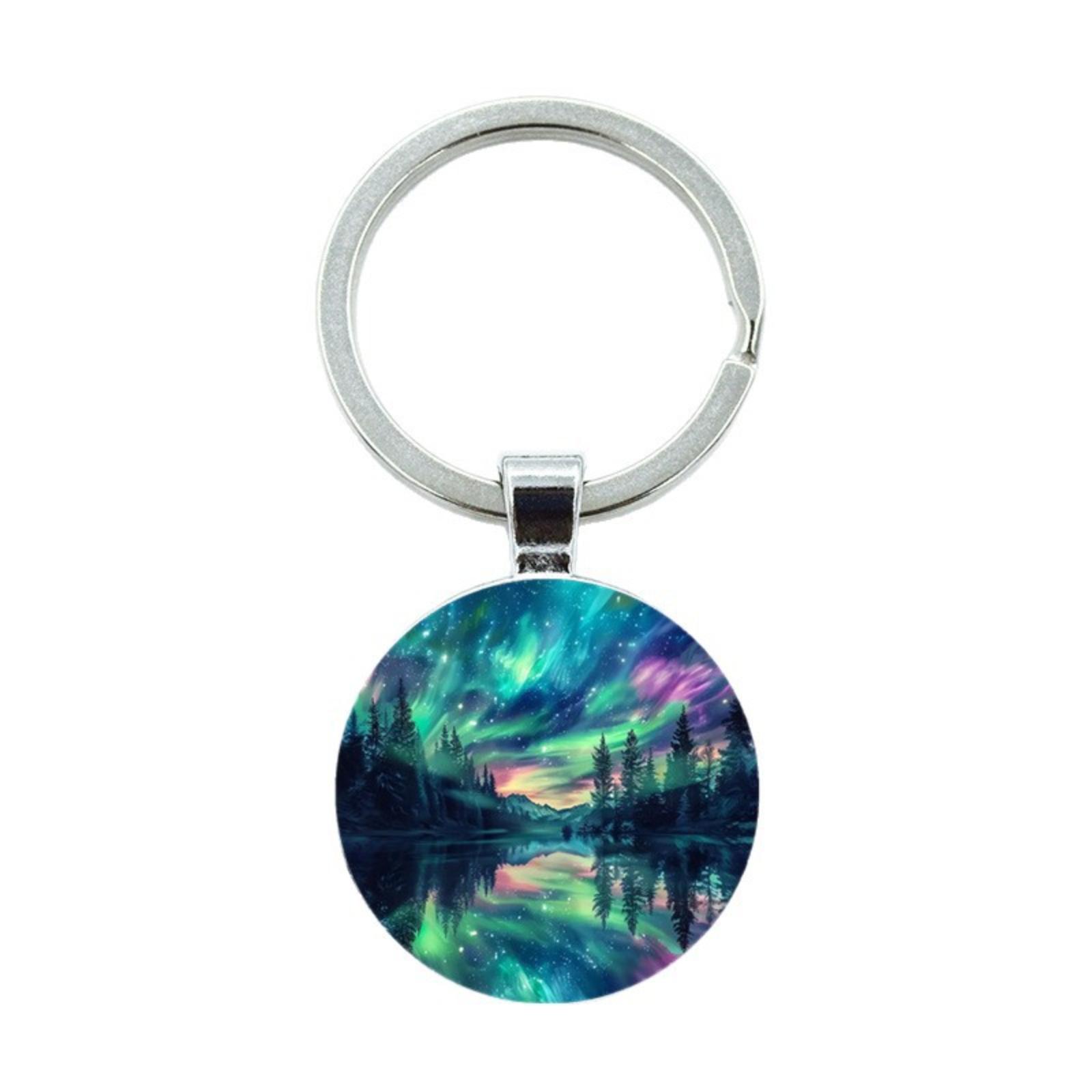 Round Alloy Keychain Pendant with Metal Key Ring Artistic Print Lightweight Key Holder for Bags Backpacks Keys Accessories One Size
Round Alloy Keychain Pendant with Metal Key Ring Artistic Print Lightweight Key Holder for Bags Backpacks Keys Accessories One Size