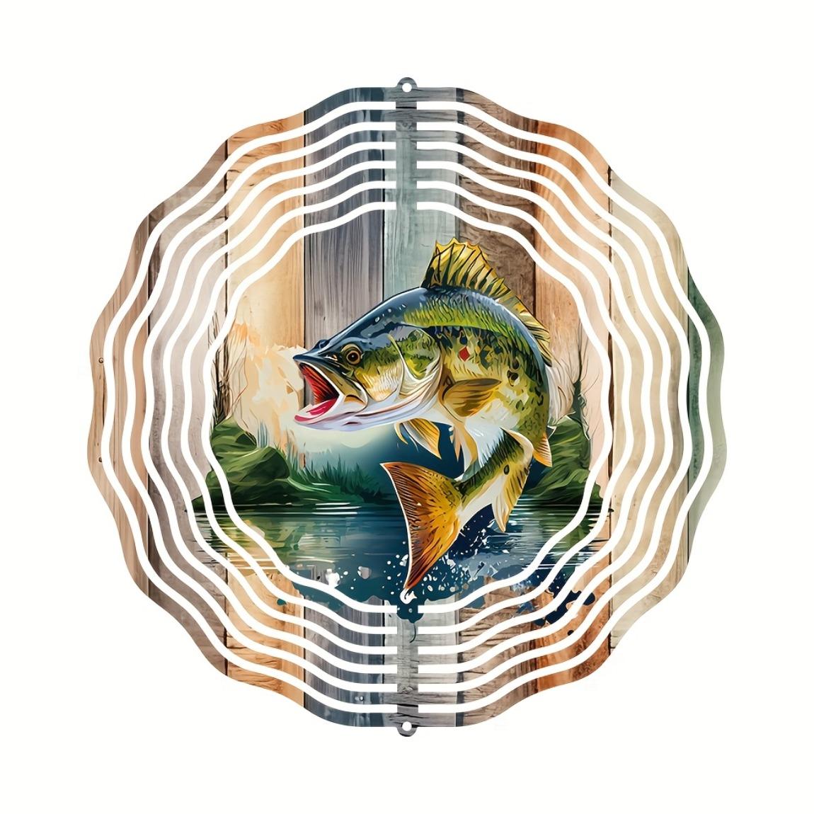 25.4 Cm (10 Inch) Double-Sided Metal Fish Wind Spinner – Vibrant Leaping Koi Garden Decor for Patio 01A
25.4 Cm (10 Inch) Double-Sided Metal Fish Wind Spinner – Vibrant Leaping Koi Garden Decor for Patio 01A