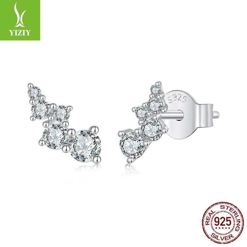 Delicate Geometric Moissanite Earrings Women S S925 Silver D-Color Mozzarella Bubble Stud Earrings 925 silver
Delicate Geometric Moissanite Earrings Women S S925 Silver D-Color Mozzarella Bubble Stud Earrings 925 silver