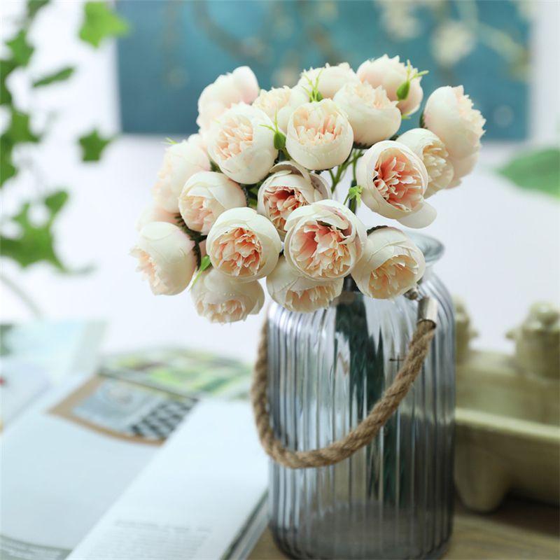 Exquisite 21-head Artificial Peony Tea Rose Bouquet Perfect For Wedding Decor шампанского
Exquisite 21-head Artificial Peony Tea Rose Bouquet Perfect For Wedding Decor шампанского