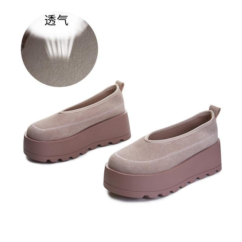 Новая кожаная женская весенняя новая обувь на толстой подошве с увеличением высоты, одинарная обувь на одной педали, женская повседневная универсальная женская обувь 37 фиолетовый
Новая кожаная женская весенняя новая обувь на толстой подошве с увеличением высоты, одинарная обувь на одной педали, женская повседневная универсальная женская обувь 37 фиолетовый