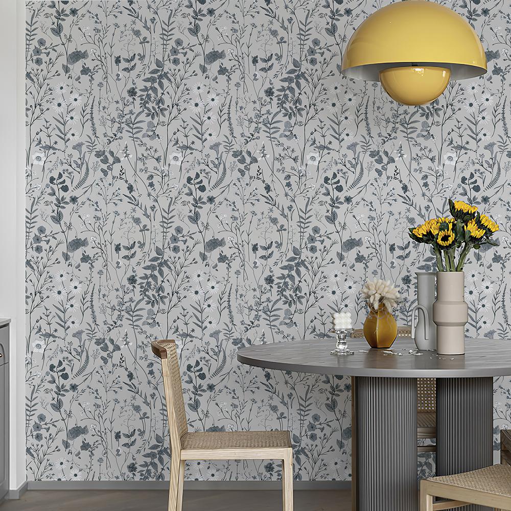 Grey Blooming Floral PVC Wallpaper Classic Retro Dark Furniture Cabinet Sticker Waterproof Bathroom Kitchen Contact Paper 44cmx300cm
Grey Blooming Floral PVC Wallpaper Classic Retro Dark Furniture Cabinet Sticker Waterproof Bathroom Kitchen Contact Paper 44cmx300cm