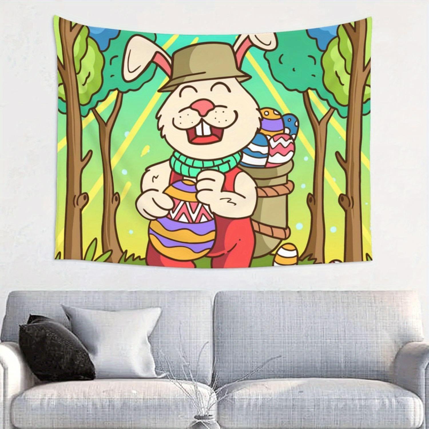 Easter Bunny Delight Festive Cartoon Tapestry Perfect for Cozy Unique Vibrant Cheerful Playful Holiday Decor 74x94cm(29x37in)
Easter Bunny Delight Festive Cartoon Tapestry Perfect for Cozy Unique Vibrant Cheerful Playful Holiday Decor 74x94cm(29x37in)