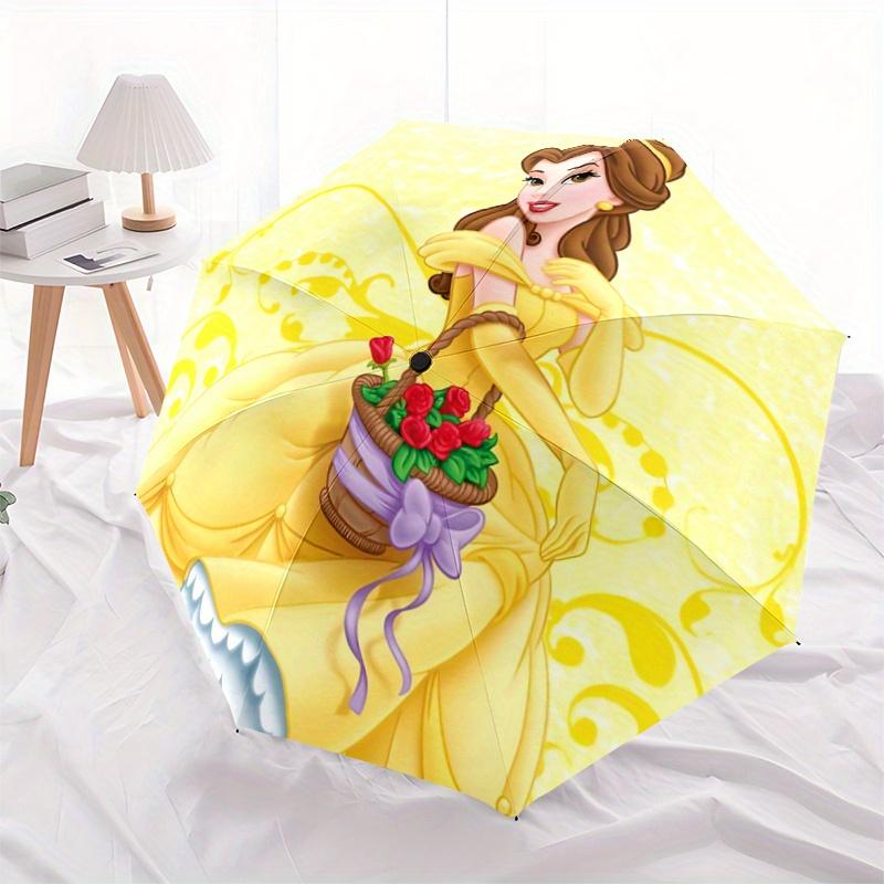 1pc Belle s Yellow Dress Auto-Folding Umbrella: Portable 3-Fold Design, 8-Bone Iron Frame, Outdoor, for Fans, Travelers, Everyday Use, Festi
1pc Belle s Yellow Dress Auto-Folding Umbrella: Portable 3-Fold Design, 8-Bone Iron Frame, Outdoor, for Fans, Travelers, Everyday Use, Festi
