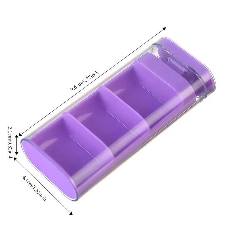 1PCS Mini Portable Pills Organizer Transparent And Thickened 3 Grids Pill Box Dust And Moisture Proof Suitable For Home Travel
1PCS Mini Portable Pills Organizer Transparent And Thickened 3 Grids Pill Box Dust And Moisture Proof Suitable For Home Travel