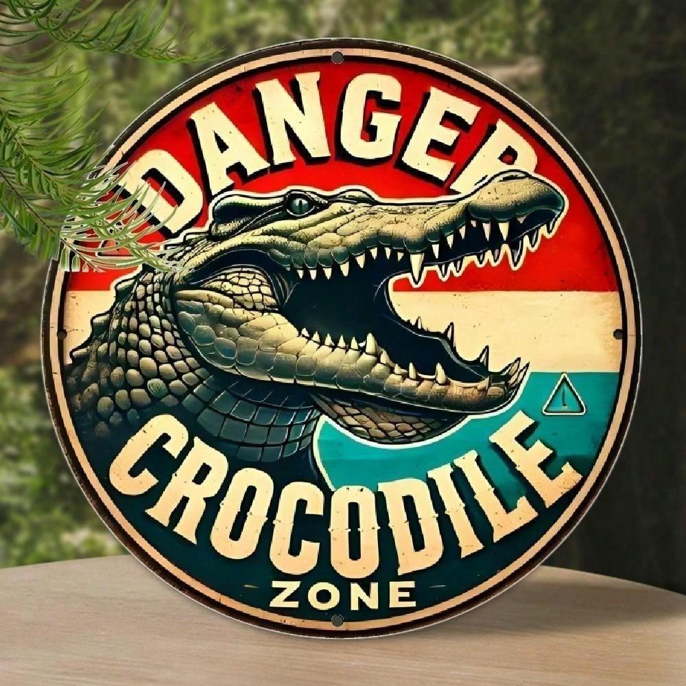 Retro Crocodile Tin Sign 8x8 Inch Vintage Metal Wall Art for Bar Garage Man Cave 20x20 різнокольоровий
Retro Crocodile Tin Sign 8x8 Inch Vintage Metal Wall Art for Bar Garage Man Cave 20x20 різнокольоровий