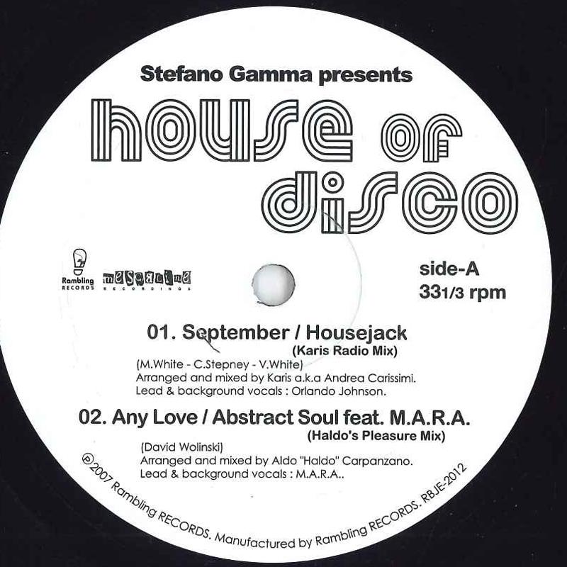 12inch Record STEFANO GAMMA - House Of Disco RBJE2012 RAMBLING 2007 Japan Dance & Electronica Used
12inch Record STEFANO GAMMA - House Of Disco RBJE2012 RAMBLING 2007 Japan Dance & Electronica Used