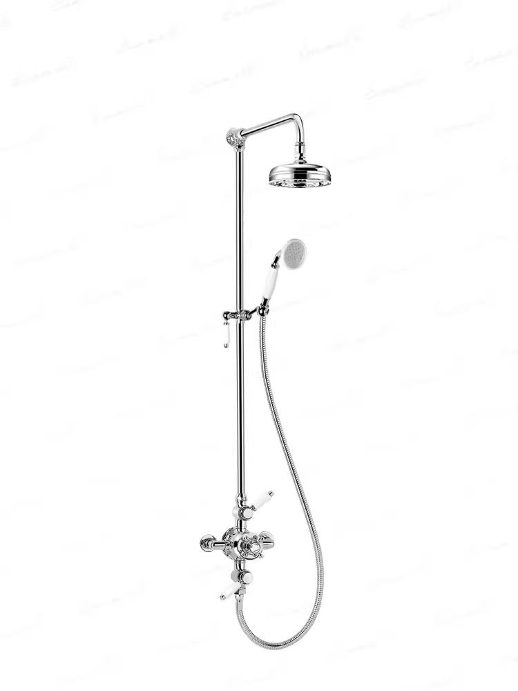 Bathroom Bathtub Faucet Set Brass Wall Mounted European Style Classical Single Handle Chrome Finished Thermostatic Shower Faucet
Bathroom Bathtub Faucet Set Brass Wall Mounted European Style Classical Single Handle Chrome Finished Thermostatic Shower Faucet