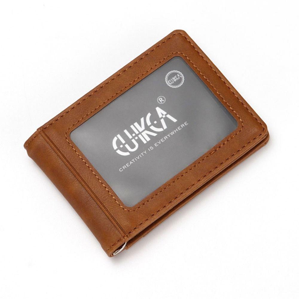 Mini PULeather Short Wallet Ultra-thin Money Clips Male Purse Card Holder Anti theft Swipe ID Card Pack Men кавовий
Mini PULeather Short Wallet Ultra-thin Money Clips Male Purse Card Holder Anti theft Swipe ID Card Pack Men кавовий