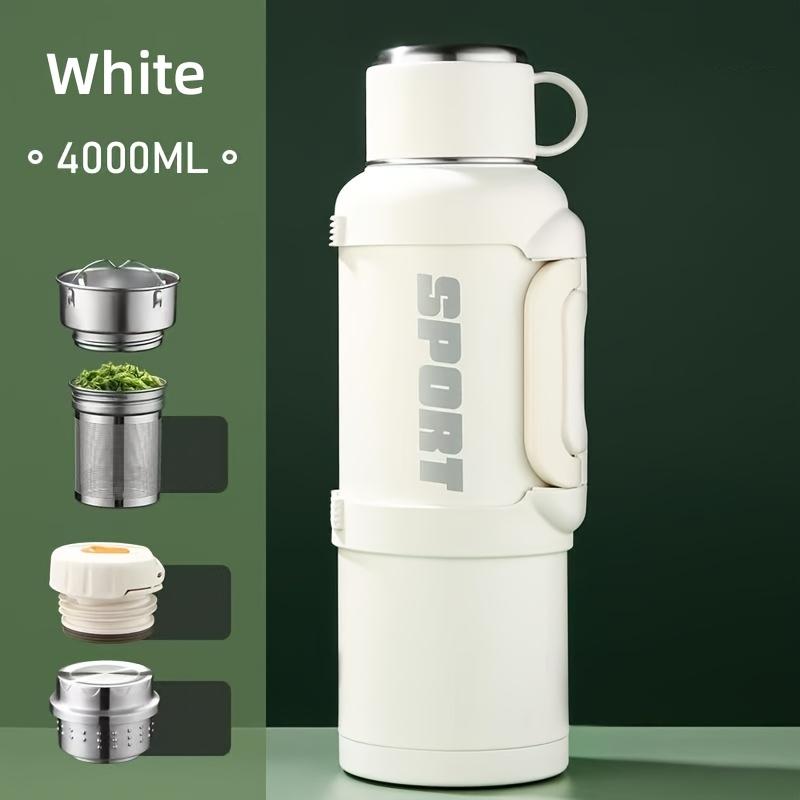 1pc Stainless Steel Vacuum Thermos,Portable Outdoor Sports Water Bottle, Large Capacity Dormitory Thermos 1000ml білий
1pc Stainless Steel Vacuum Thermos,Portable Outdoor Sports Water Bottle, Large Capacity Dormitory Thermos 1000ml білий
