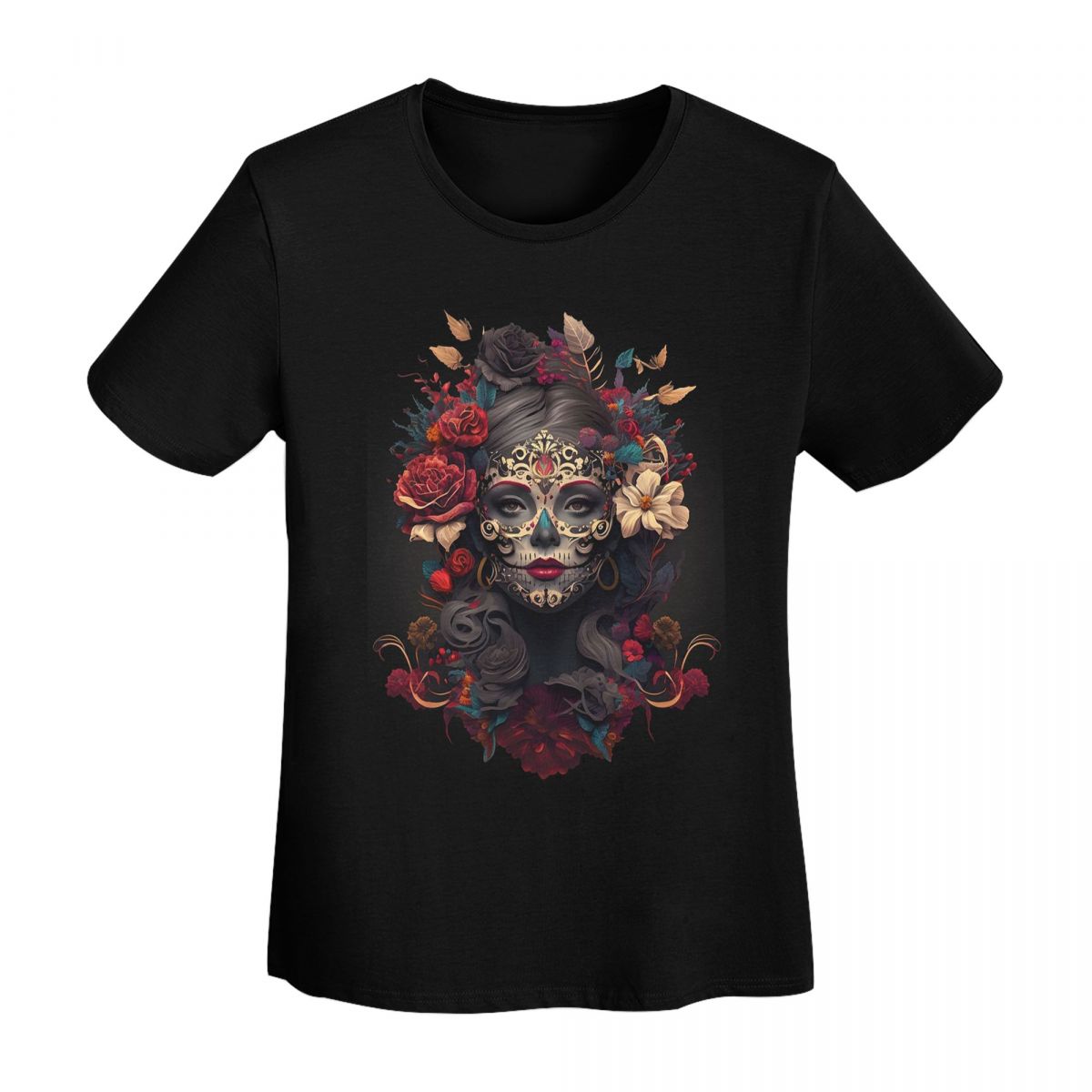 Mexican Catrina Girl Day Of The Dead Sugar Skull TShirt Women Short Sleeve T Shirts Round Neck Clothes Cotton Tees Streetwear 2XL
Mexican Catrina Girl Day Of The Dead Sugar Skull TShirt Women Short Sleeve T Shirts Round Neck Clothes Cotton Tees Streetwear 2XL