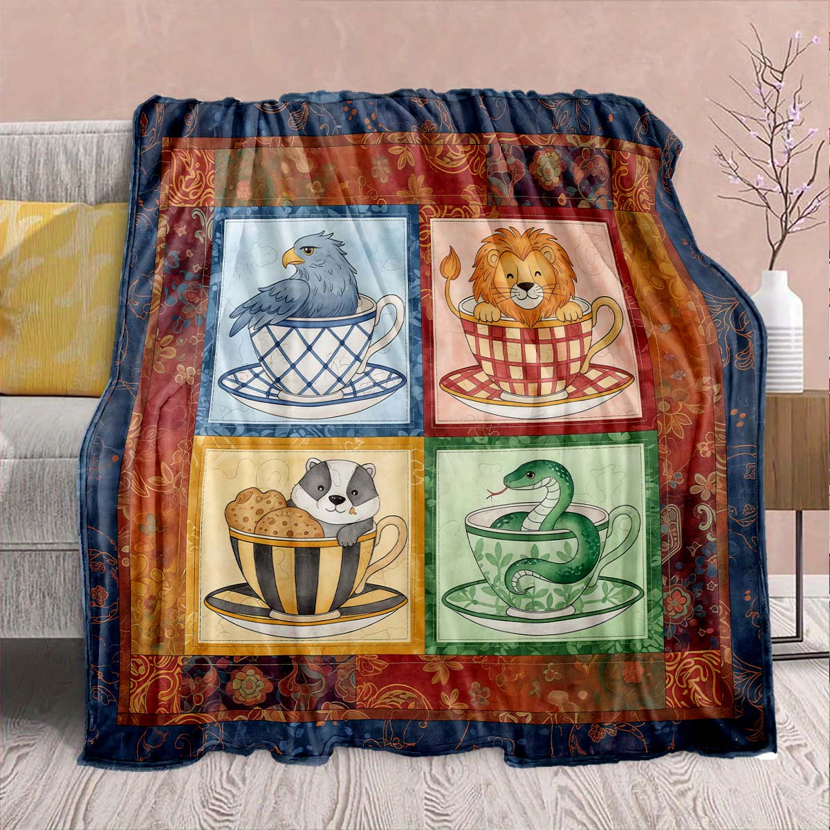 Magic Owl Flannel Blanket - Soft Warm Perfect for Sofa, Bedding Camping Travel Office Home Decor 75x90cm
Magic Owl Flannel Blanket - Soft Warm Perfect for Sofa, Bedding Camping Travel Office Home Decor 75x90cm