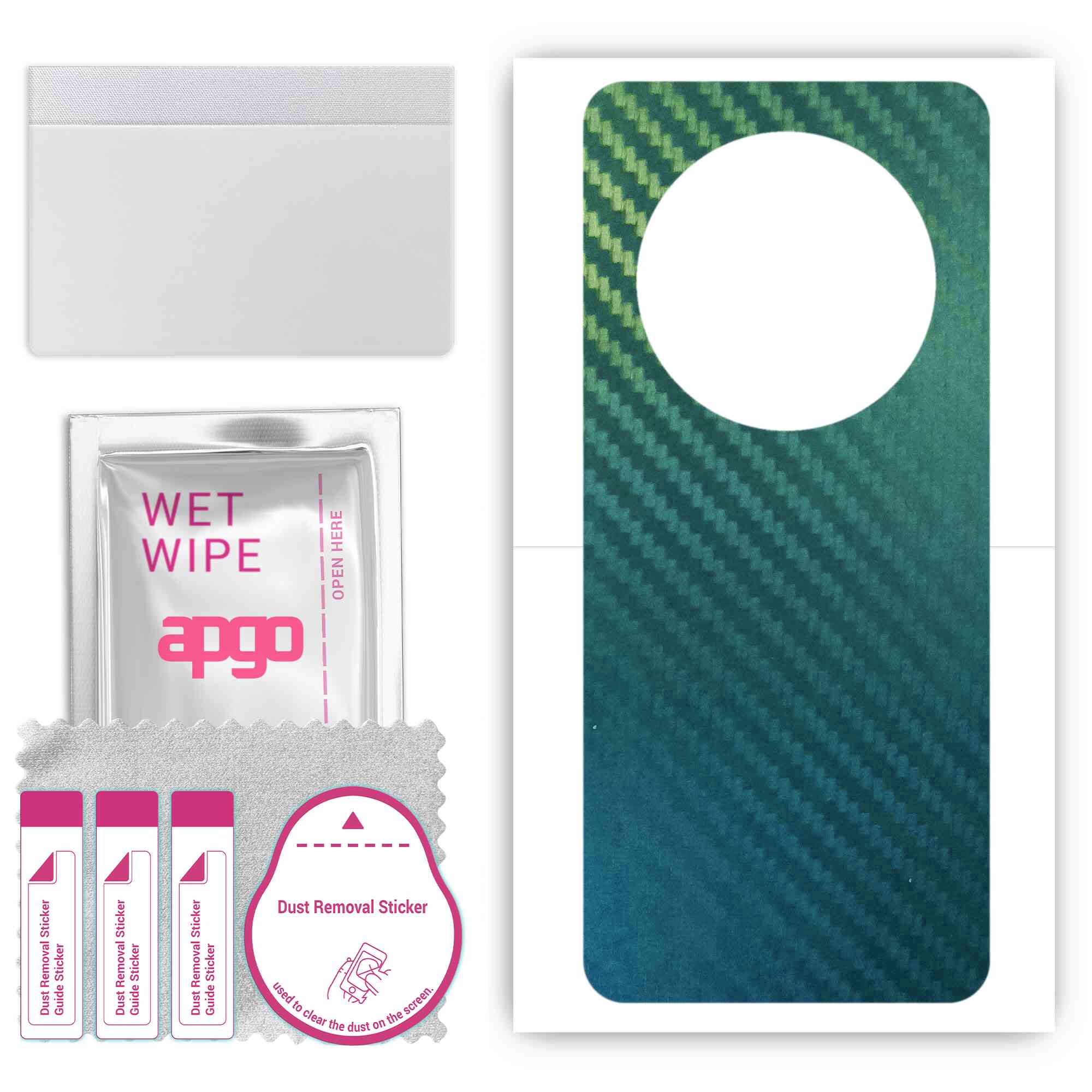 apgo Protective Skin Sticker for the back compatible with Honor Magic5, Wrap Film, Foil, Vinyl - Pattern Carbon Chameleon CAKA1
apgo Protective Skin Sticker for the back compatible with Honor Magic5, Wrap Film, Foil, Vinyl - Pattern Carbon Chameleon CAKA1