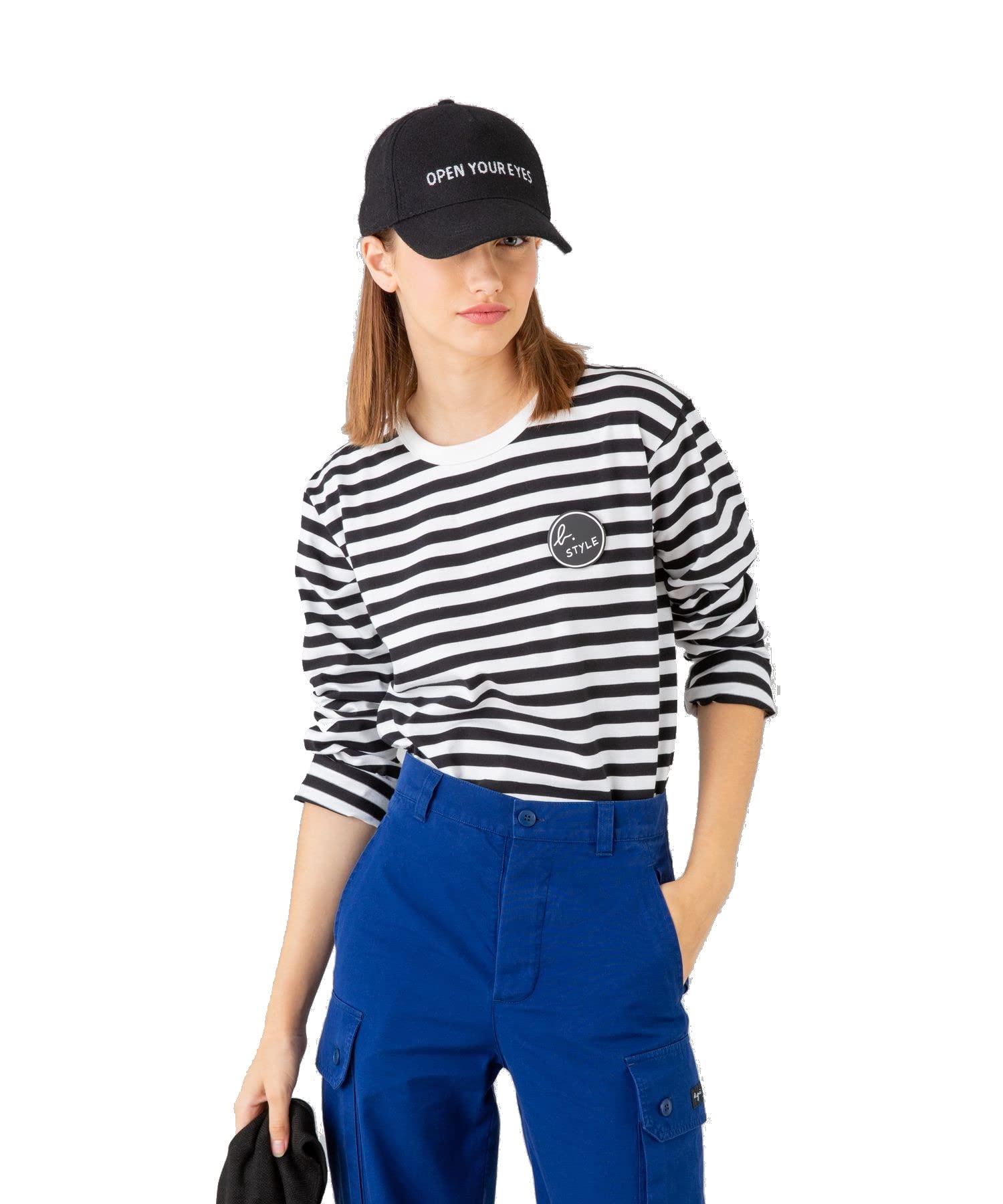 agnes Long Sleeve Striped Size Size 0330J008 b. Women s T-Shirt, J008, 2, Black, чёрный
agnes Long Sleeve Striped Size Size 0330J008 b. Women s T-Shirt, J008, 2, Black, чёрный