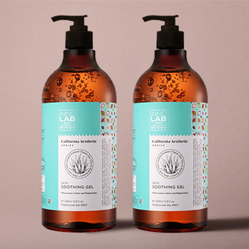 2 x 1000ml Skin Soothing Gel one color free
2 x 1000ml Skin Soothing Gel one color free