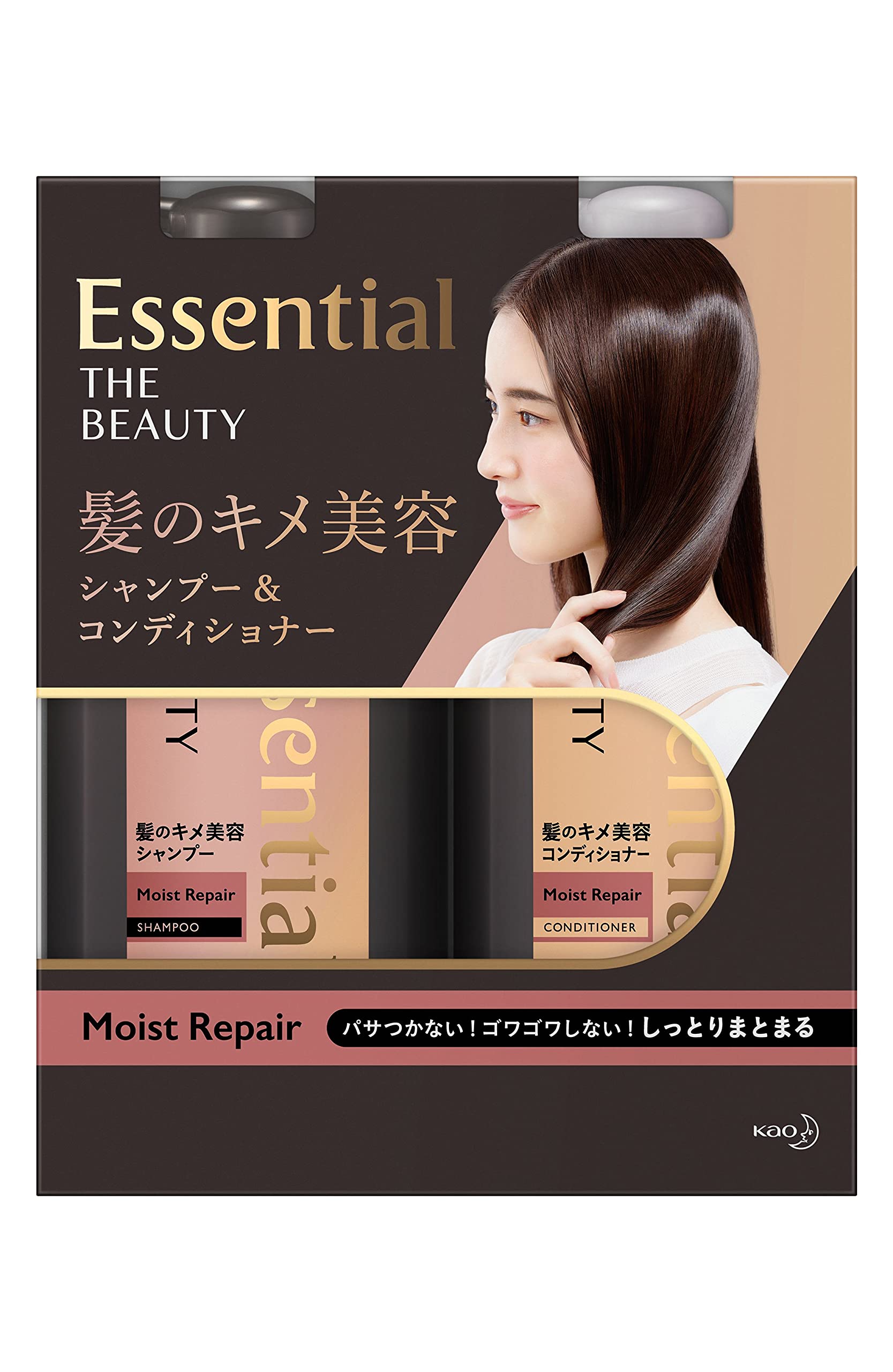 Kao Essential The Beauty Набор шампуня и кондиционера для красоты текстуры волос Moisture Repair 500 мл x 2 Восстановление повреждений Уход за волосами Увлажняющий и чёрный
Kao Essential The Beauty Набор шампуня и кондиционера для красоты текстуры волос Moisture Repair 500 мл x 2 Восстановление повреждений Уход за волосами Увлажняющий и чёрный