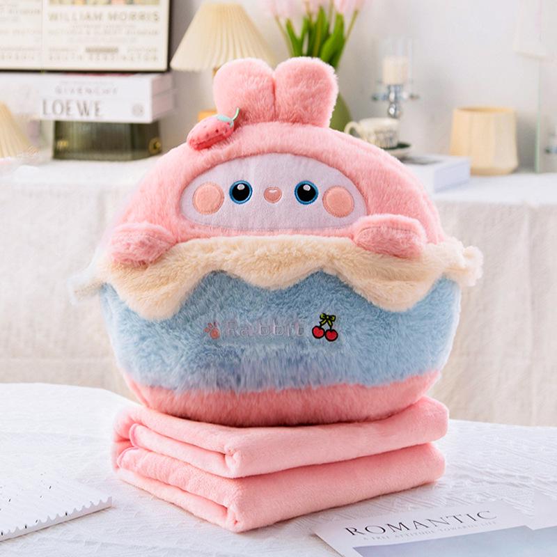 Panda Pillow Blanket: Multifunctional Office Nap Cushion & Hand Warmer for Car Use. Cushion: 38x38cm, Blanket: 0.8x1m
Panda Pillow Blanket: Multifunctional Office Nap Cushion & Hand Warmer for Car Use. Cushion: 38x38cm, Blanket: 0.8x1m