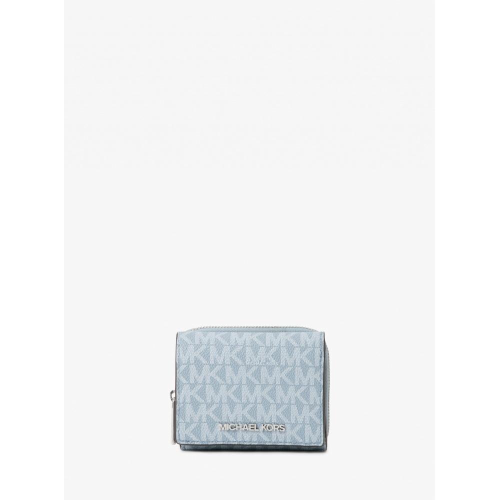 Michael Kors Jet Set Travel Mid Zip Wallet Small Mk Signature 35s4stvz5b1376 Pale Blue F
Michael Kors Jet Set Travel Mid Zip Wallet Small Mk Signature 35s4stvz5b1376 Pale Blue F