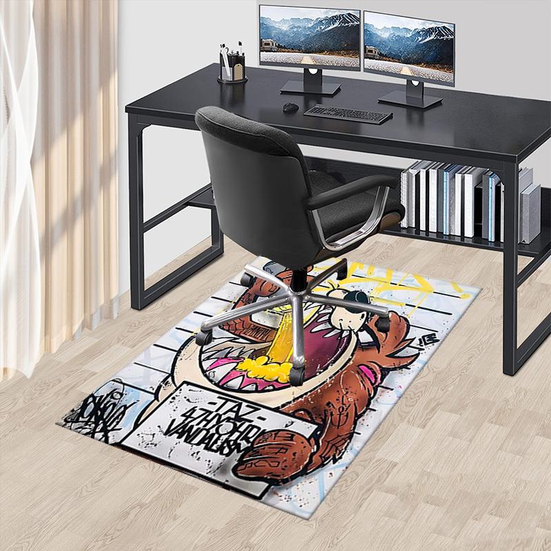1pc Taz Graffiti Art Office Chair Mat - Anime Cartoon Design, Anti-Slip Carpet for Home Decor, Suitable for All Seasons, Perfect Gift for Any Occasion 60cm by 90cm
1pc Taz Graffiti Art Office Chair Mat - Anime Cartoon Design, Anti-Slip Carpet for Home Decor, Suitable for All Seasons, Perfect Gift for Any Occasion 60cm by 90cm
